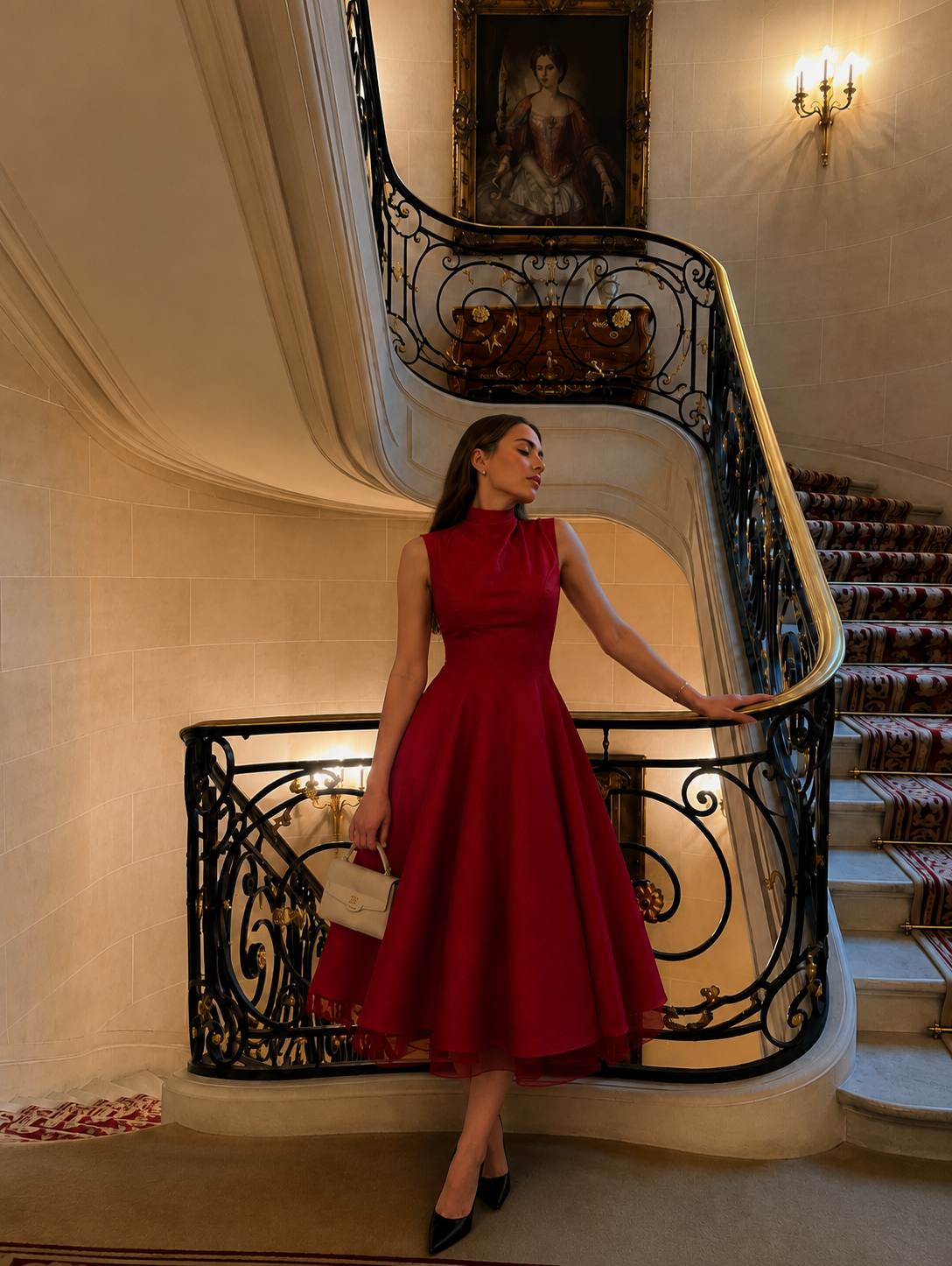 Scarlet Fit & Flare Dress