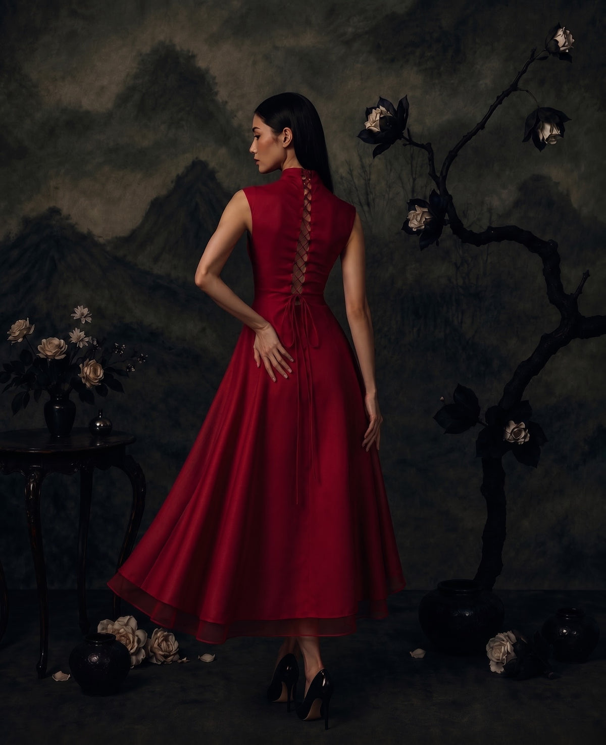 Scarlet Fit & Flare Dress