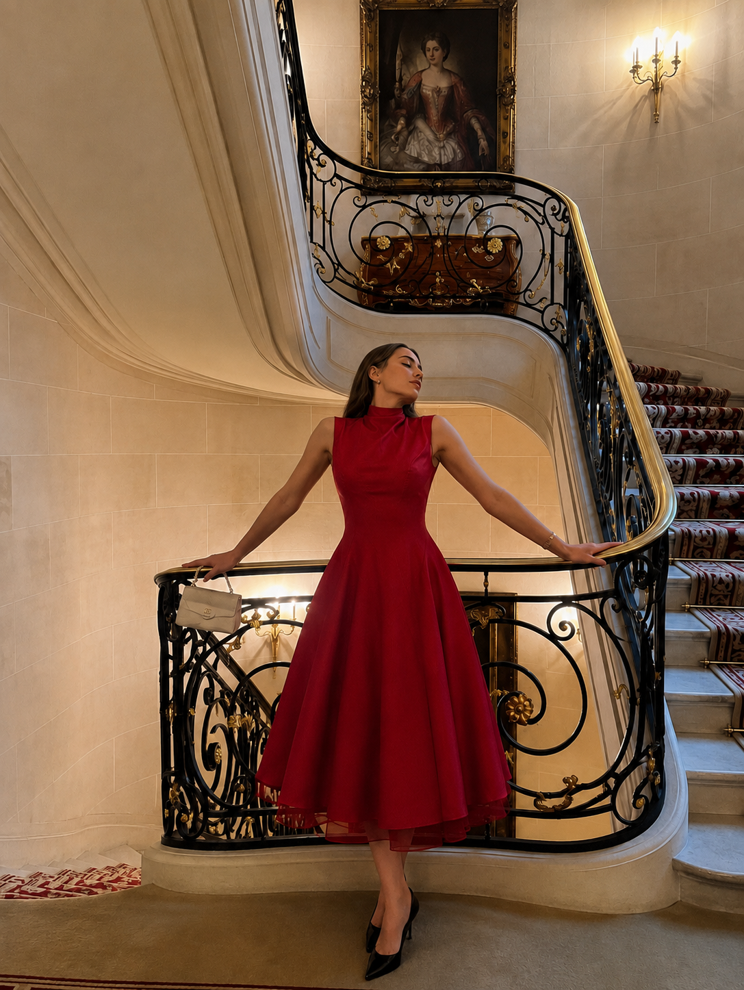 Scarlet Fit & Flare Dress