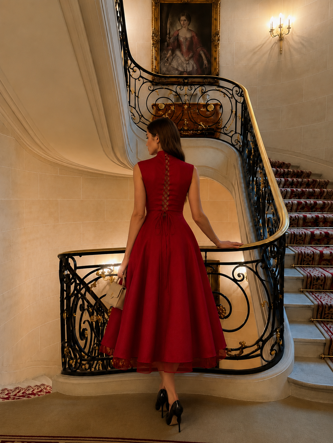 Scarlet Fit & Flare Dress